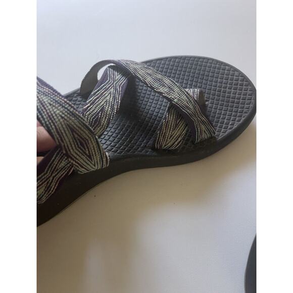 Chaco Womens Z/2 Yampa Sandals Toe Ring Hiking Water Shoes Turquoise Purple Sz 7 - Picture 2 of 8